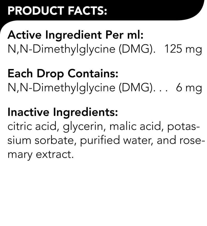 VETRISCIENCE Vetri DMG Liquid, 30mL Dropper - Supports Immune System, Stamina, Skin Irritation, Watery Eyes, and Performance for Dogs and Cats 1 Fl Oz (Pack of 1) - BeesActive Australia