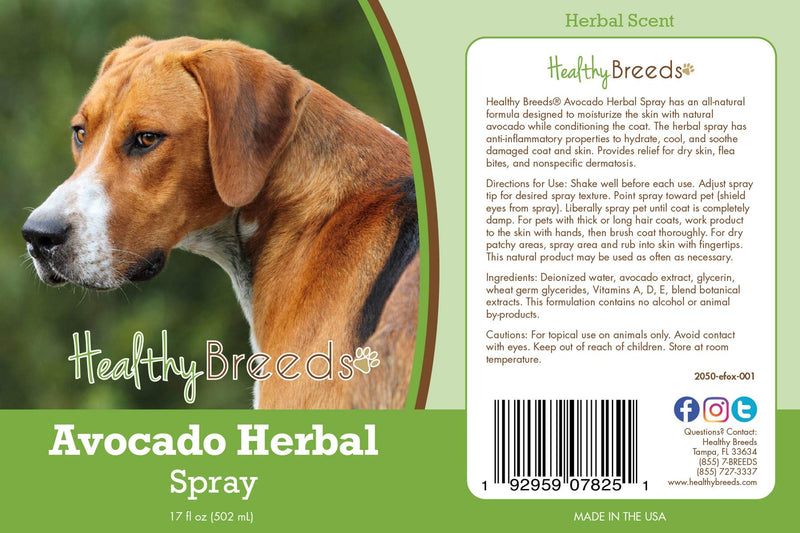 Healthy Breeds English Foxhound Avocado Herbal Spray 17 oz