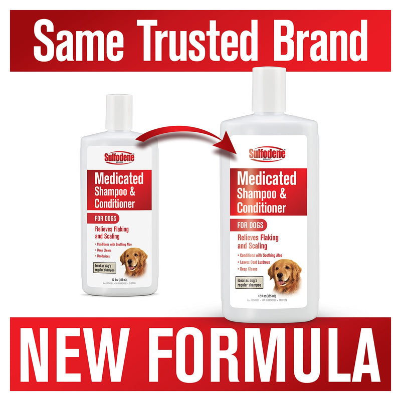 Sulfodene Medicated Shampoo & Conditioner for Dogs 12oz - BeesActive Australia