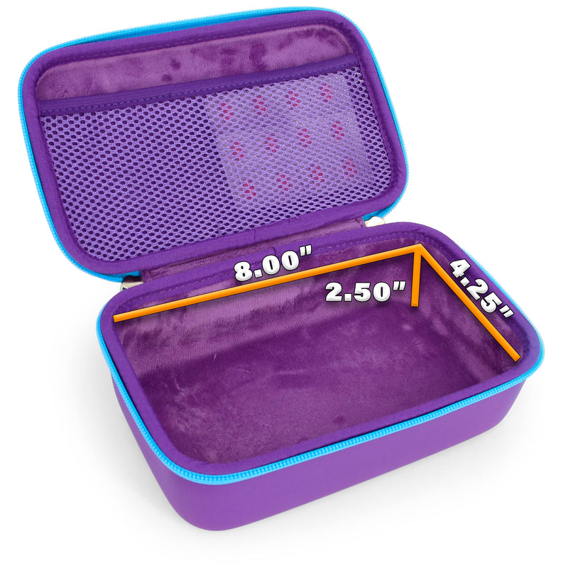 CASEMATIX Asthma Inhaler Case For Travel Fits Asthma Inhaler Spacer With Mask Attached, Inhaler Holder and Additional Accessories Used With Spacer For Inhaler, Includes Purple Asthma Case Only - BeesActive Australia