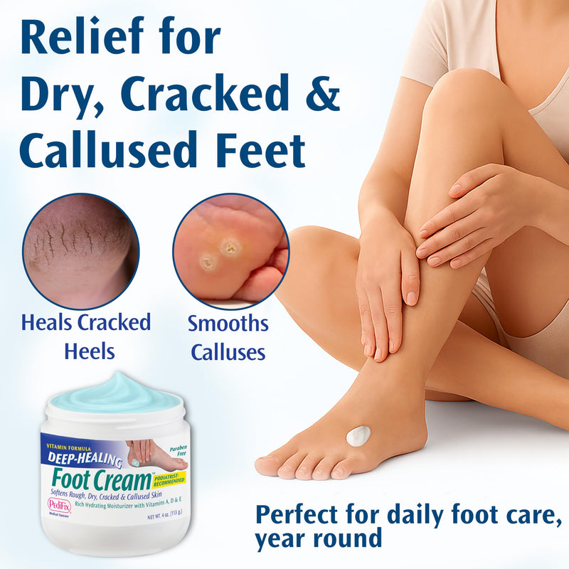 PediFix Deep-healing Foot Cream, 4 Oz Pack of 1
