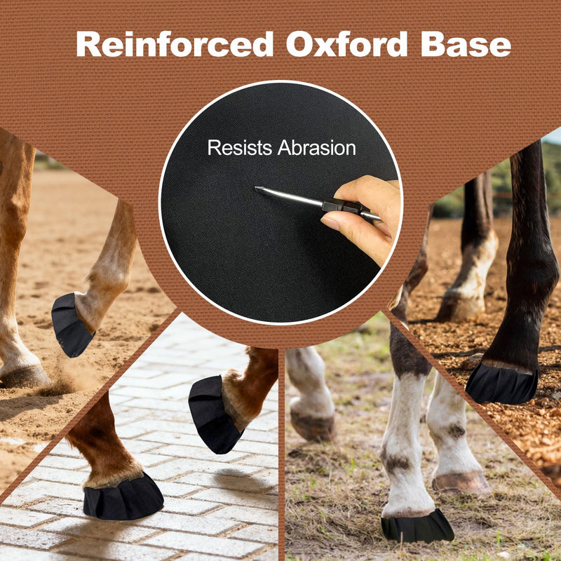 6 Pack Horse Hoof Tape,Strong Sticky Horse Hoof Wraps, Breathable Waterproof Magic Cushion Hoof Packing,Protection for Hoof Hoove (6)