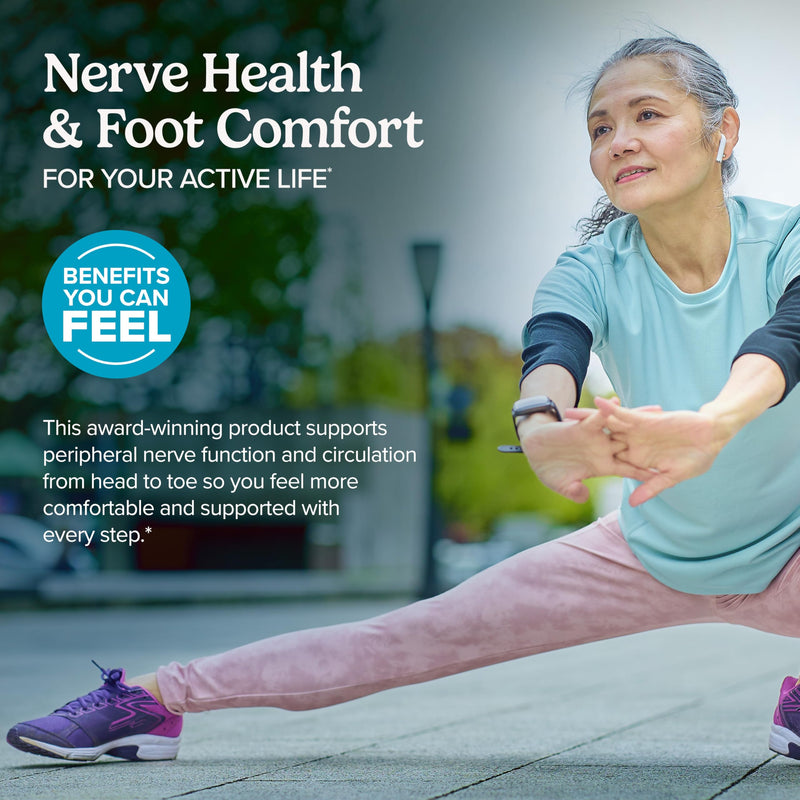 Terry Naturally Healthy Feet and Nerves - Nerve Function - 60 Count | Boswellia. Nerve Function and Peripheral Circulation Support. 60 capsules. 60 Count (Pack of 1)