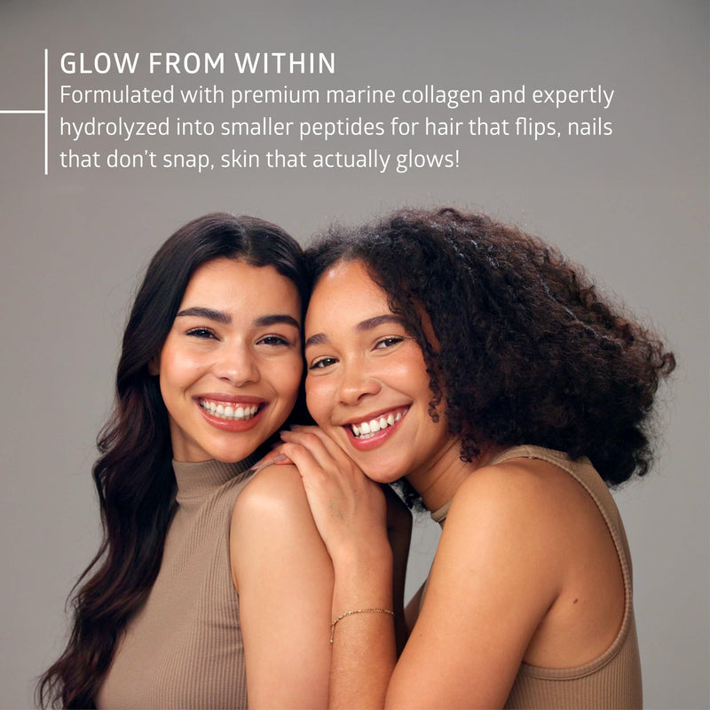 Hydrolyzed Marine Collagen with Hyaluronic Acid, Vitamin C, Theaflavin and Copper, Collagen Supplement for Women and Men for Radiant Skin, Hair & Nails, Gluten Free and Non-GMO, 120 Veg Caps