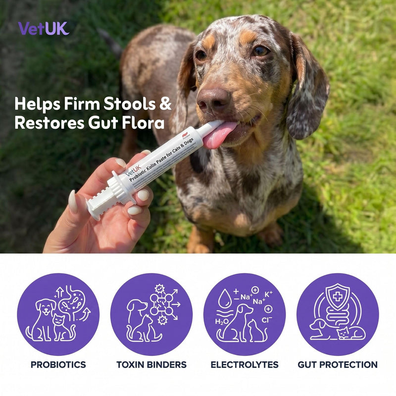 60 ml Probiotic for Dogs & Cats prokoline paste for dogs Digestive Support and Gut Health Supplement for Loose Stools 60 ml