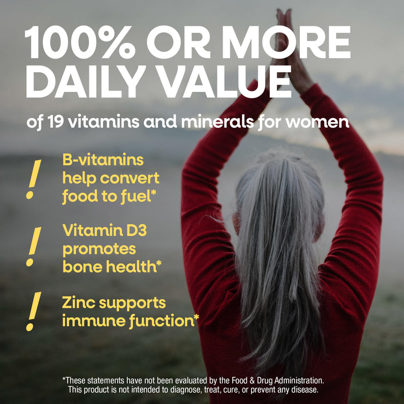 Nature's Way Alive! Women’s 50 Plus Complete Multivitamin Tablets, 130 ct | Daily Vitamin for Women 50 +, Supports Healthy Heart, Bones, and Brain Function*, with Superfood Antioxidants(1) 130 Count (Pack of 1)