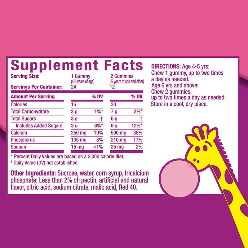 Pepto Kids Gummies, Helps Relieve Occasional Upset Stomach, Acid Indigestion, Sour Stomach and Heartburn, 24 Gummies 24 Count (Pack of 1)