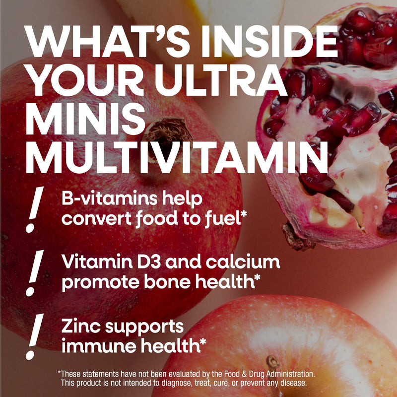Nature's Way Alive! Women's 50+ Ultra Minis Multivitamin, 180 Mini Tablets | Complete Daily Women's Vitamins, High Potency Formula, Promotes Energy Metabolism and Muscle Function*, with Methylated B12