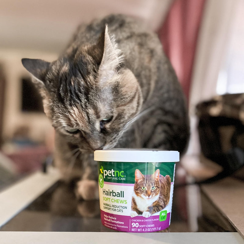 PetNC Natural Care Hairball Soft Chews for Cats, 90 Count - PawsPlanet Australia