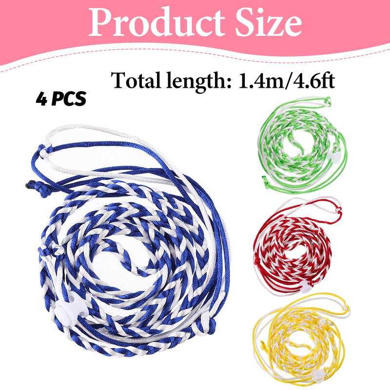 4 Pack Hamster Leash Harness Adjustable Rat Leash Harness Pet Collars for Pig Ferret Mouse Chinchilla Rabbit Guinea Squirrel Small Animal - BeesActive Australia