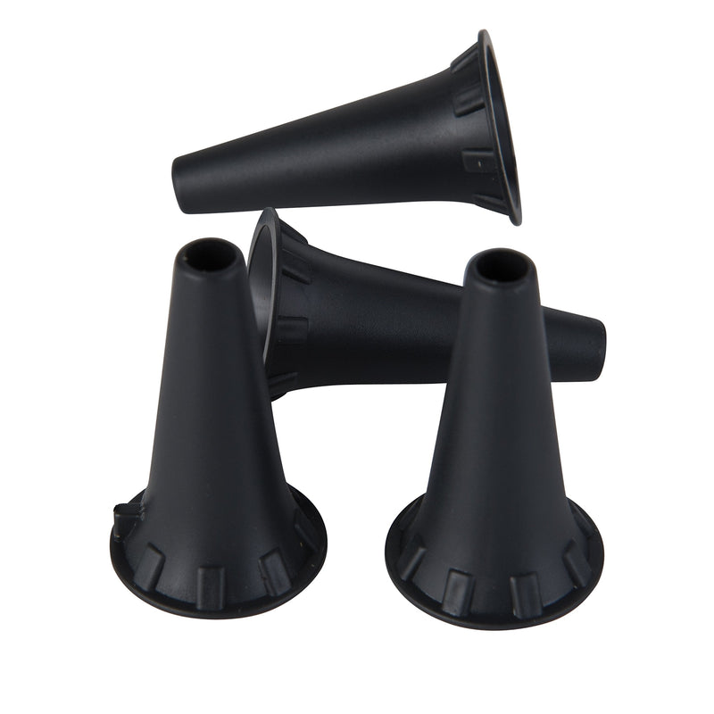 HealthSmart Disposable Otoscope Tips Ear Specula for KaWe PICCOLIGHT Otoscope 4.0mm, Black, 100 Count - BeesActive Australia
