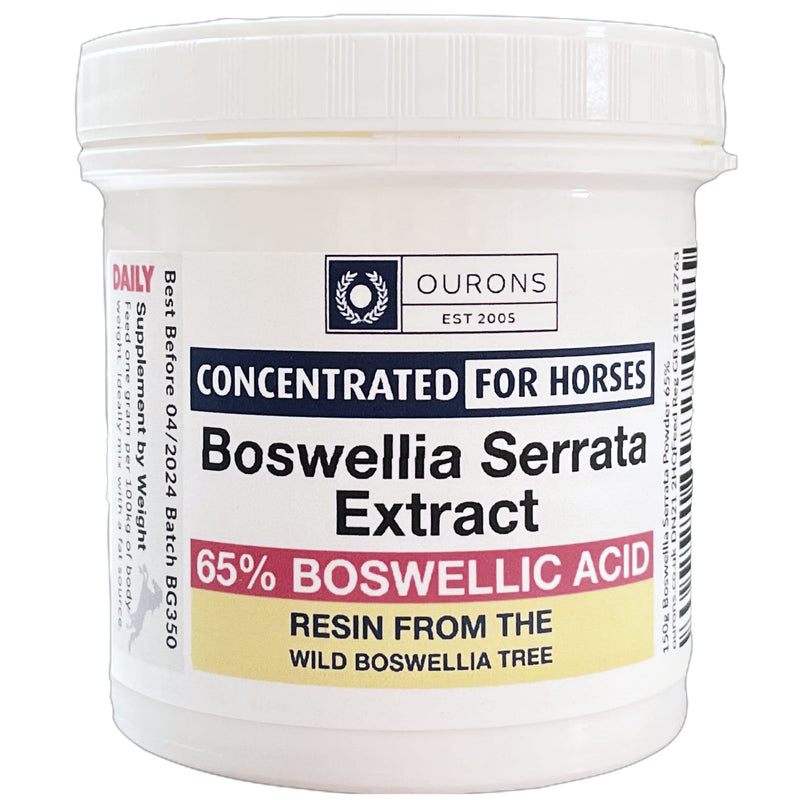 150g Boswellia Serrata Powder Premium Extract 65% Boswellic Acid for Horses
