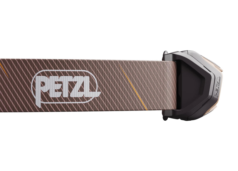 PETZL Tikka Headlamp - Compact 350 Lumen Light with Red Lighting, for Hiking, Climbing, Running, and Camping - Brown