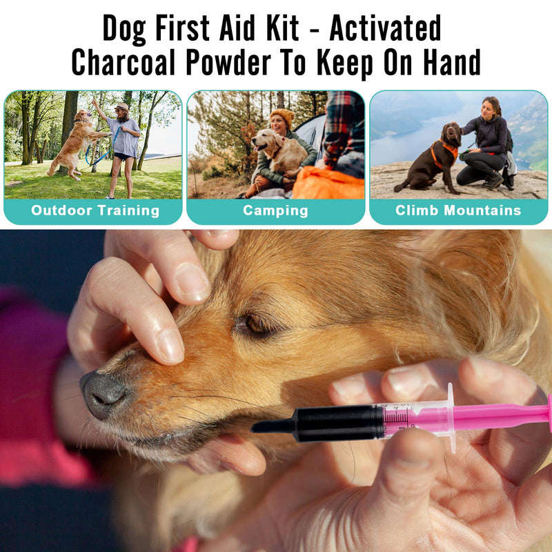 Activated Charcoal for Dogs, Cats, and All Pets, Charcoal for Dogs Poisoning, Digestive Health, Gas & Liver Support, Non-GMO, Gluten Free,3.53oz(Powder) 3.53oz - BeesActive Australia