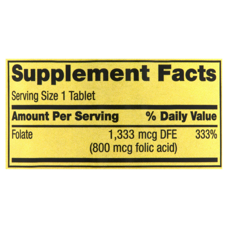 Folate 1,333 mcg. Spring Valley Folate Dietary Supplement, 1,333 mcg DFE | Folate Supplement for Women Pregnancy, Folic acid 800 Bundle with Luall's 45 Diabetes Decoded