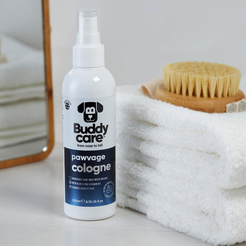 Buddycare Dog Cologne - Pawvage - Distinctive and Inspired Scented Dog Perfume - Refreshes Between Dog Washes (200ml, Pack of 1) - BeesActive Australia