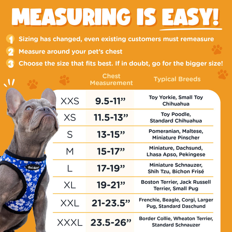 Bark Appeal Red Step-in Dog Harness for Small-Medium Pets – Updated Sizing, Re-Measuring is Essential – Soft Vest Harness – Anti-Choke with Adjustable Strap & Heavy Duty Clip – M M (15-17” Chest) - BeesActive Australia