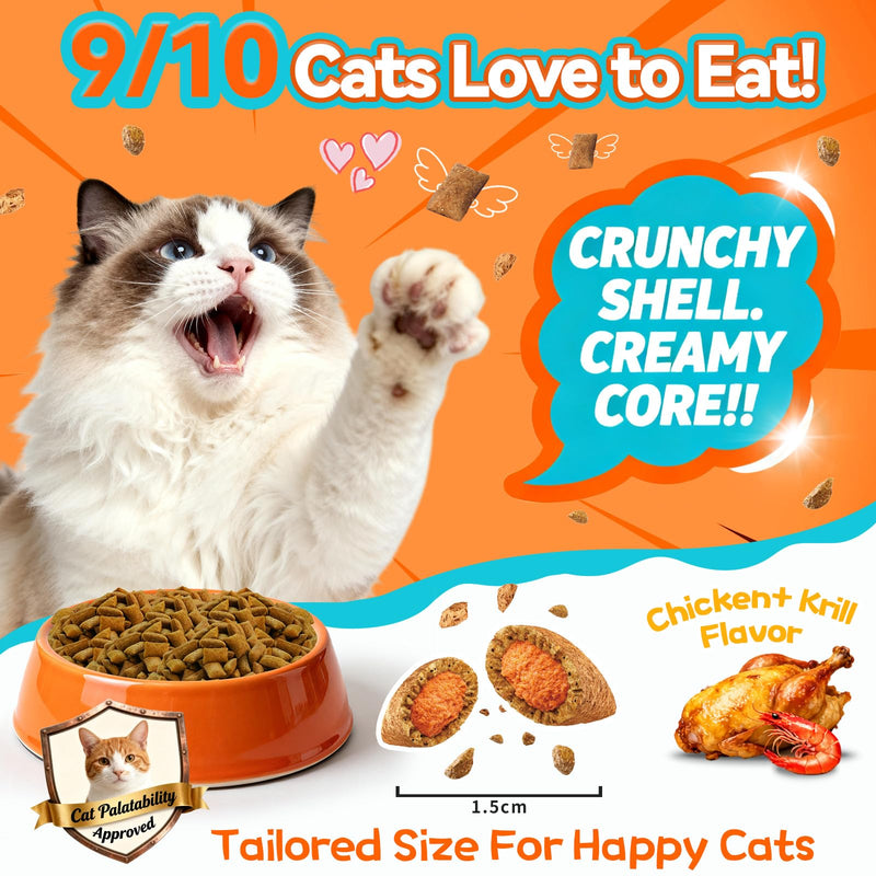 Cat Hairball Support Chews and Natural Yeast Relief for Dogs, Ear Paw Discomfort Care, Cat Hairball Control & Digestion Support