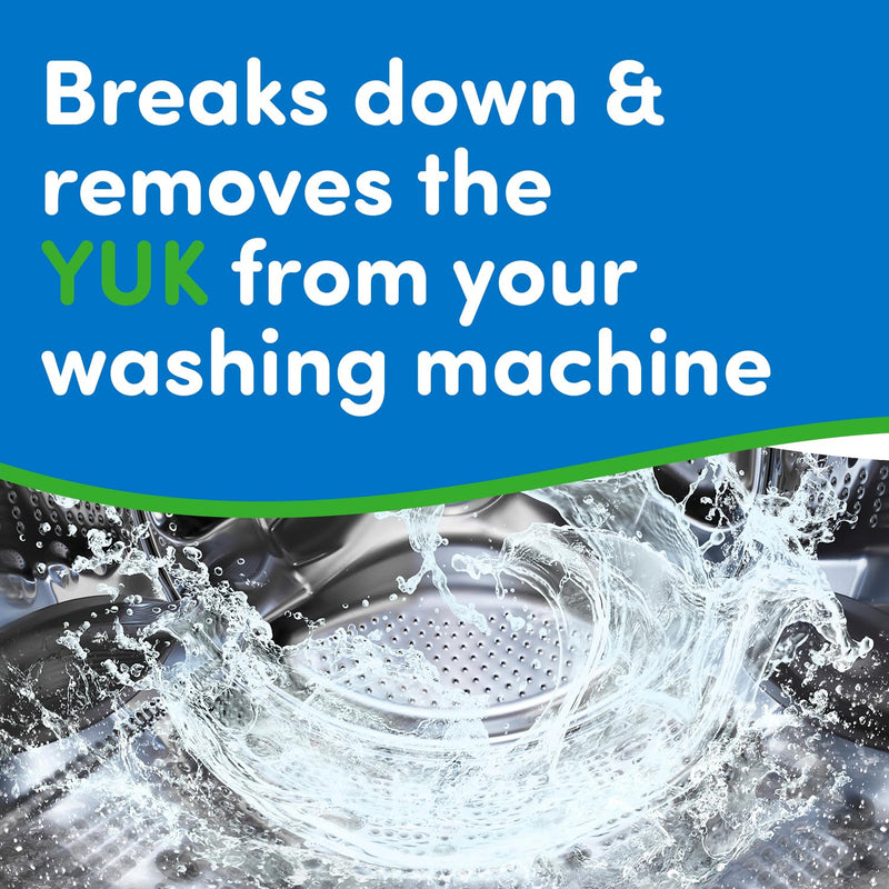Oh Yuk Washing Machine Cleaner for All Washers (Top Load, Front Load, HE and Non-HE), Natural Citrus Fragrance, Four Cleanings Per Bottle, Septic Safe, 16 Fl Oz - BeesActive Australia