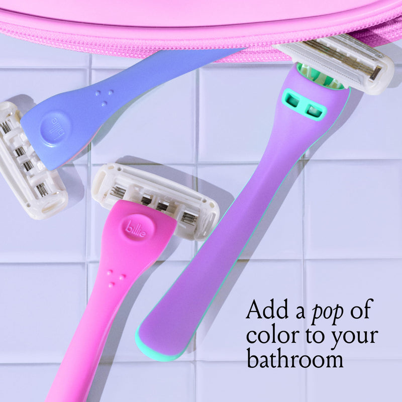 Billie Disposable Razors for Women - The Malibu Set 1 Count (Pack of 3)