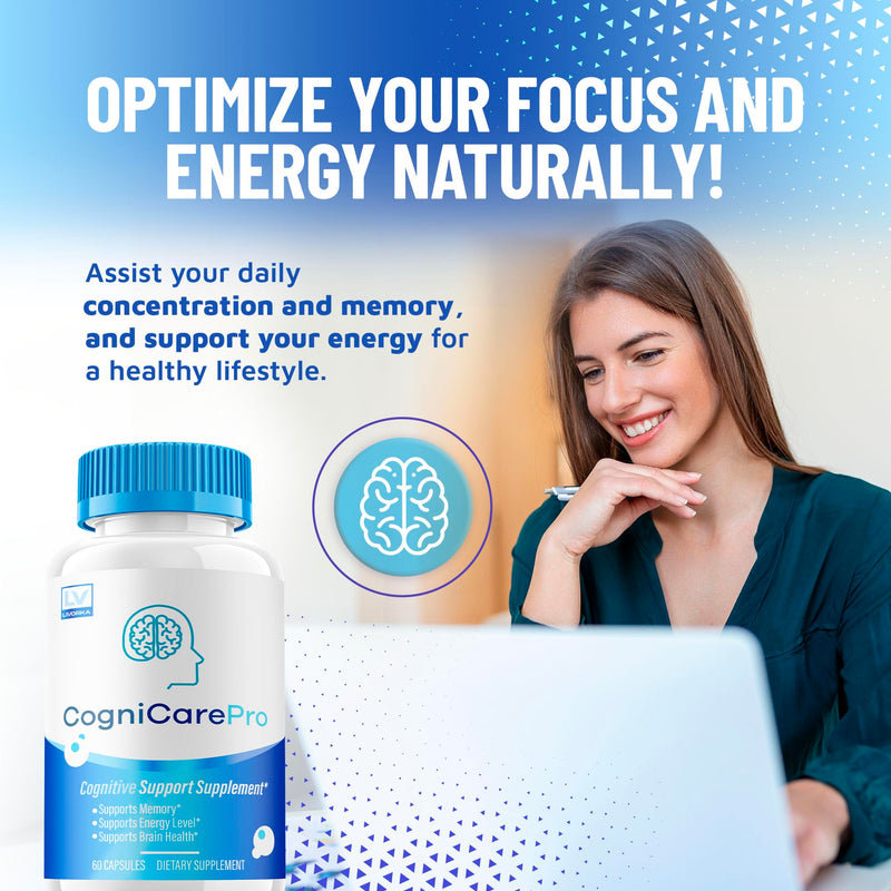 Cognicare Pro Capsules, Cognicare Pro, Cognicare Pro Pills, Advanced Formula, Cognicare Pro Vitamins, Cognicare Pro Formula 60 Capsules for 1 Month