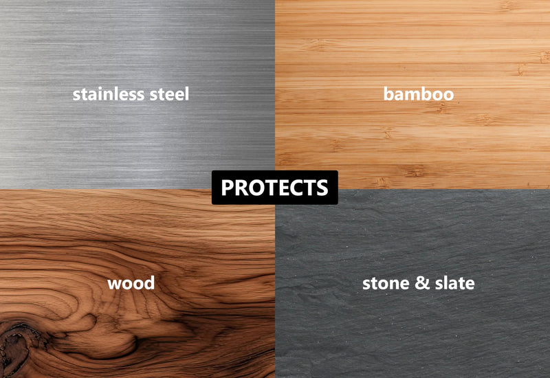 Food Grade Mineral Oil - 8.45 fl oz - suitable for wood and bamboo countertops, cutting boards and butcher blocks, stainless steel, stone and more - tasteless and odourless, no additives - BeesActive Australia