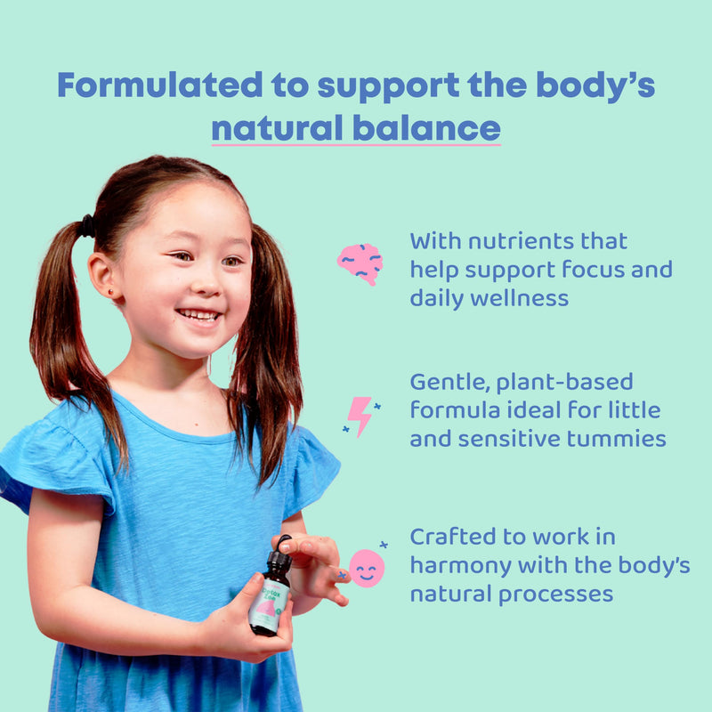 JoySpring DetoxZee Kids Metal Detox Zeolite Drops, 30 Servings, 3+ | Clinoptilolite mineral with Vitamin D3 and B12, supports gut and daily wellness, sugar-free, no pills, mixes into any drink 1 Fl Oz (Pack of 1)