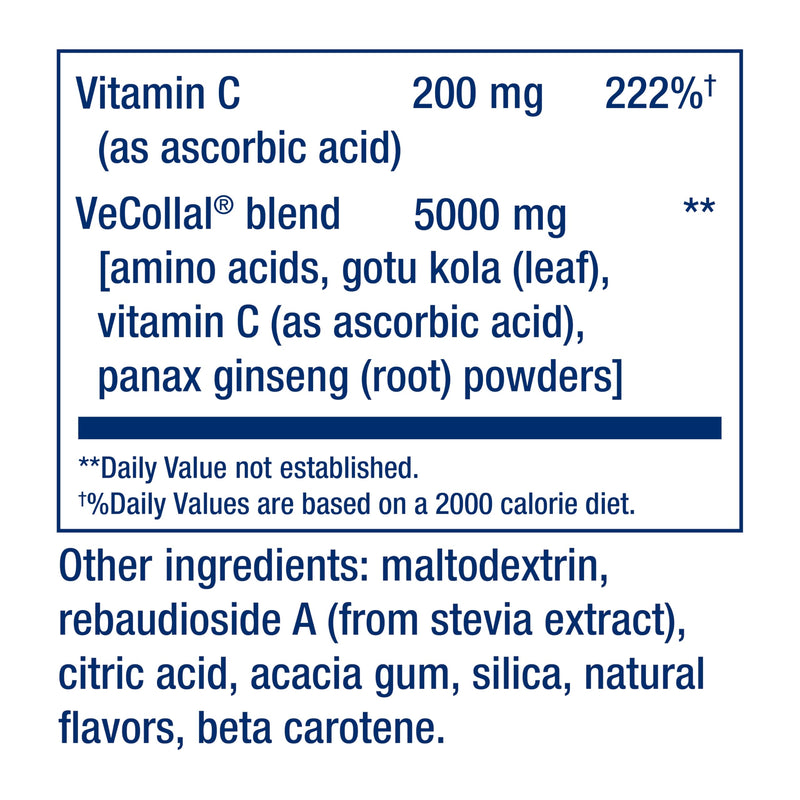 Life Extension Vegan Pro Collagen, Collagen Builder Support, Skin Health, Type I Collagen Amino acids, gotu kola, Vitamin C, Gluten-Free, Non-GMO, Vegan, 30 Servings