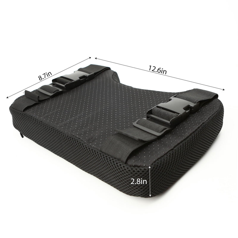 Custom Memory Foam Seat Cushion Soft Accessories for Indoor Exercise with Washable Cover, Straps for Rowing Machine, Recumbent Stationary Bike Pad - BeesActive Australia