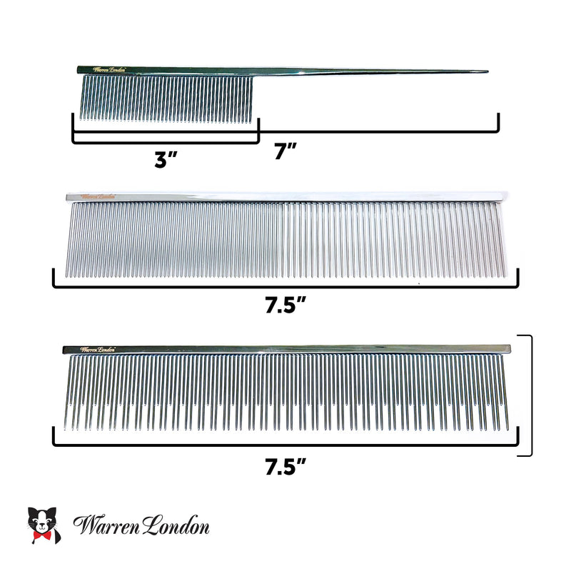 Carding Cat Comb | 7.5 inches made with Copper | Rounded Tips Prevent Irritation | Dual Tooth Design for Short & Long Hair removes Mats and Tangles Carding Cat Comb - BeesActive Australia