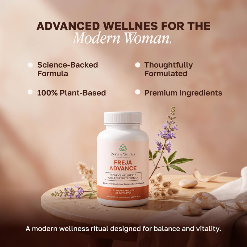 Zyzven Naturals Freja Advance Women's Wellness Vegan Supplement 60 Count