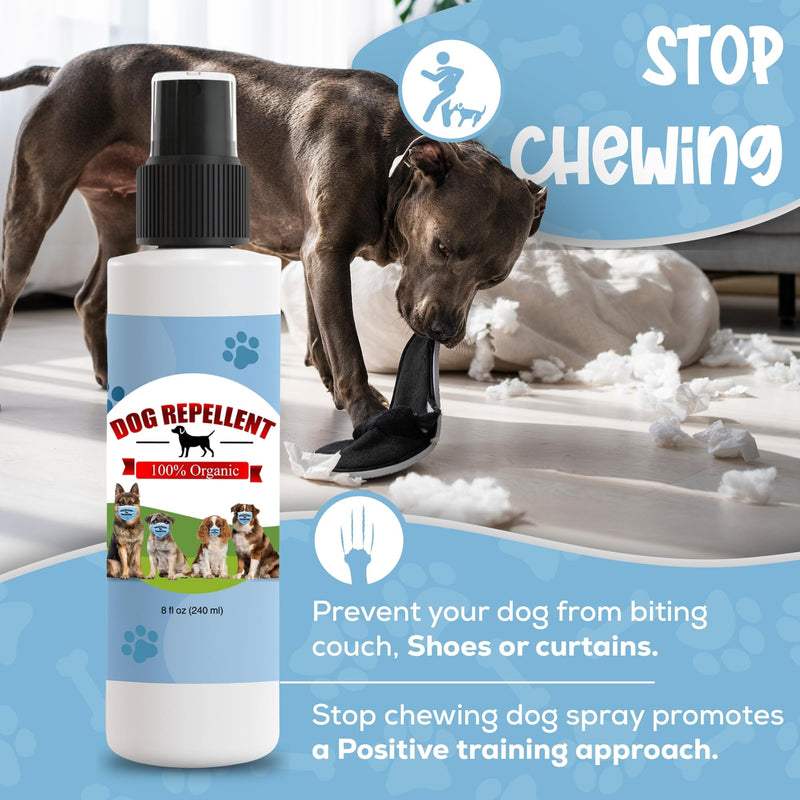 Organic Sprays - Trains Your Pet Where Not to Urinate, No More Marking, No Chew Spray for Puppies, Anti Chew Spray, Help stop unwanted dog behavior, Made in The USA, 8 oz 8 Fl Oz - BeesActive Australia