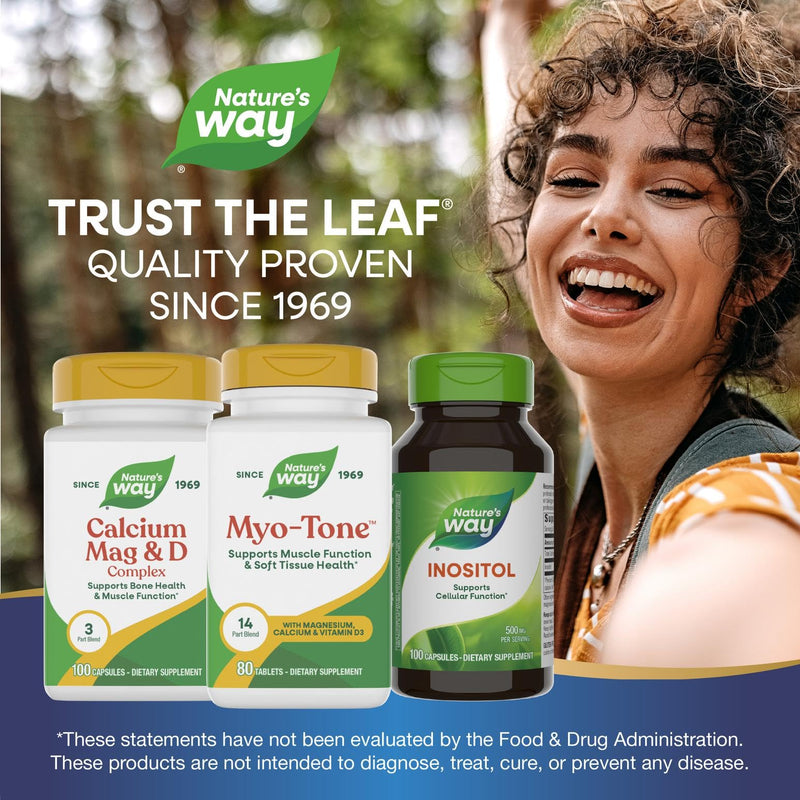Nature's Way Myo-Tone Supports Healthy Muscles, Tendons and Ligaments, 80 Tablets 80 Count (Pack of 1)