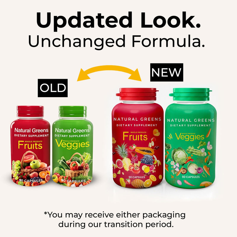 Fruits and Veggies Whole Produce Dietary Supplement | 90 Fruit, 90 Veggies