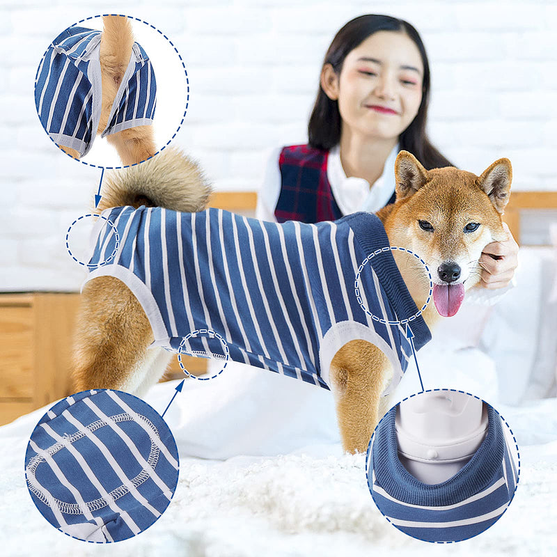 cobee Dog Recovery Suit, Dog Abdominal Wound Protector Puppy Wounds Post Surgery for Male/Female Dogs, Pet Surgical Snuggle Suit Post Surgery for Small Medium Dogs (XL Size) XL Size - BeesActive Australia
