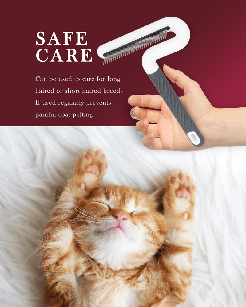 Flea Comb, TailGurus Effective Flea Comb for Cats & Dogs - Shedding Brush for All Pets - Long Hair Friendly - Durable - Versatile & Safe - Durable, Safe & Versatile - Portable, Pet-Friendly(TG2038) - BeesActive Australia