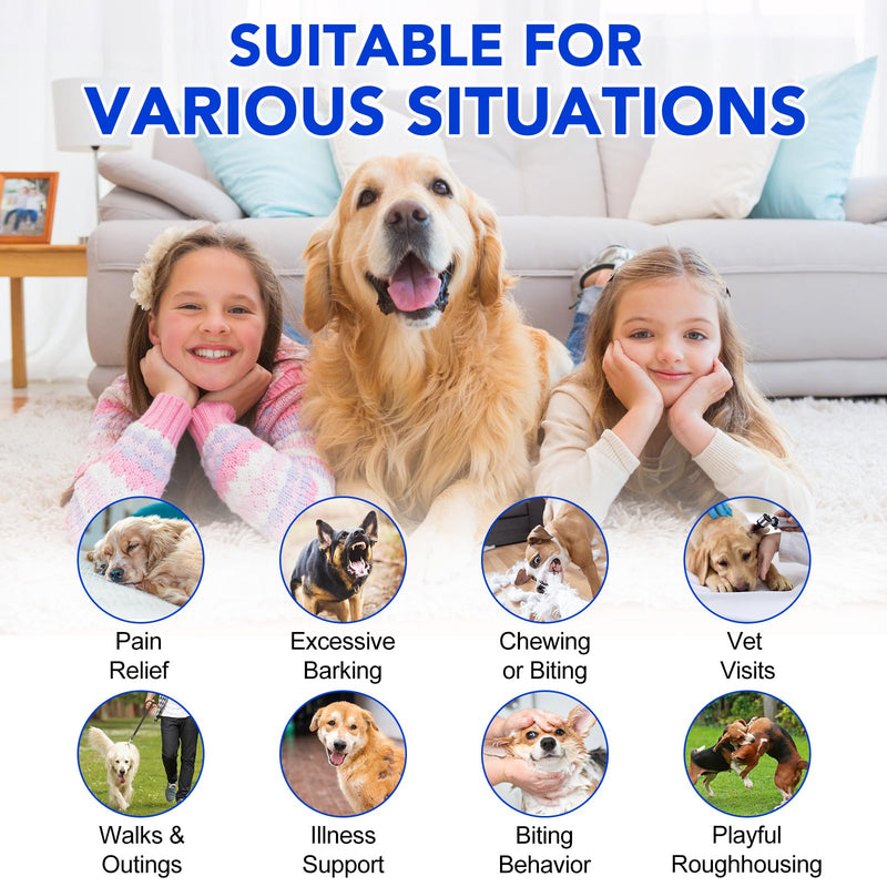 Calming Treats for Dogs,Hemp Calming Chews for Dogs,Relieving Dog Anxiety, Separation, Barking and Stress