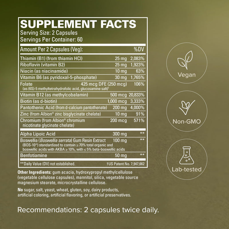Terry Naturally Healthy Feet and Nerves - Nerve Function - 120 Count | Boswellia. Nerve Function and Peripheral Circulation Support. 120 capsules. 120 Count (Pack of 1)