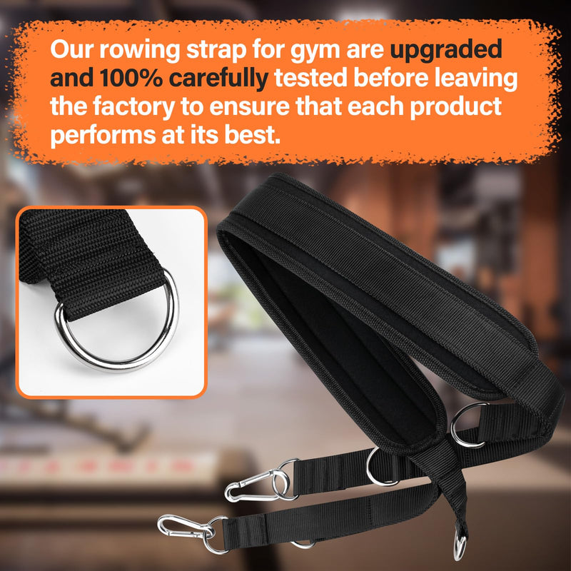 Adjustable Leg Press Rowing Belt Strap Compatible with Bowflex PR1000 Gyms Gym Accessories, Leg Press Attachment Also Fit for Ultimate 2 Blaze Elite Sport, Blaze, Sport Gym