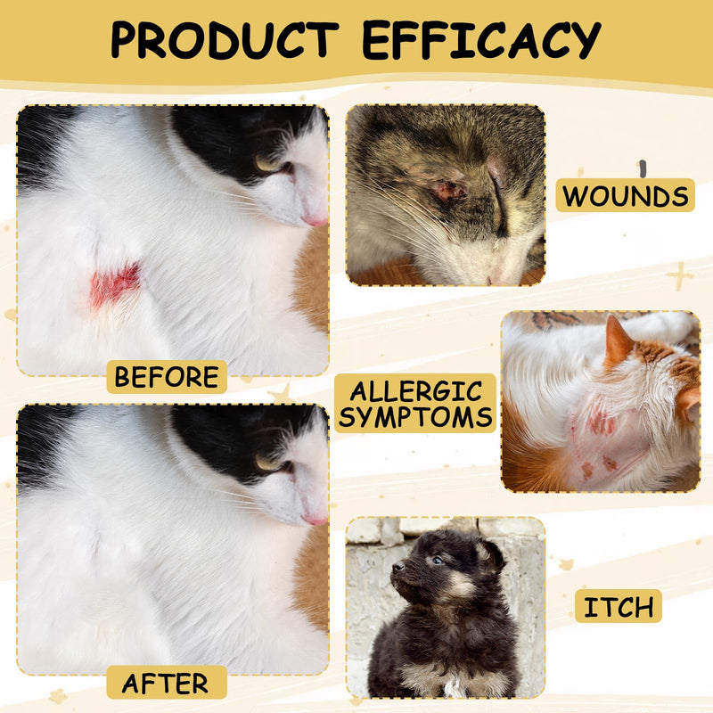 Pet Skin Treatment Spray, 3 Pieces Pet Skin Soothing Spray, Itchy Dog Spray Suitable for Soothing Pet Skin, Relieving Itchy Skin, and Treating Dry Skin