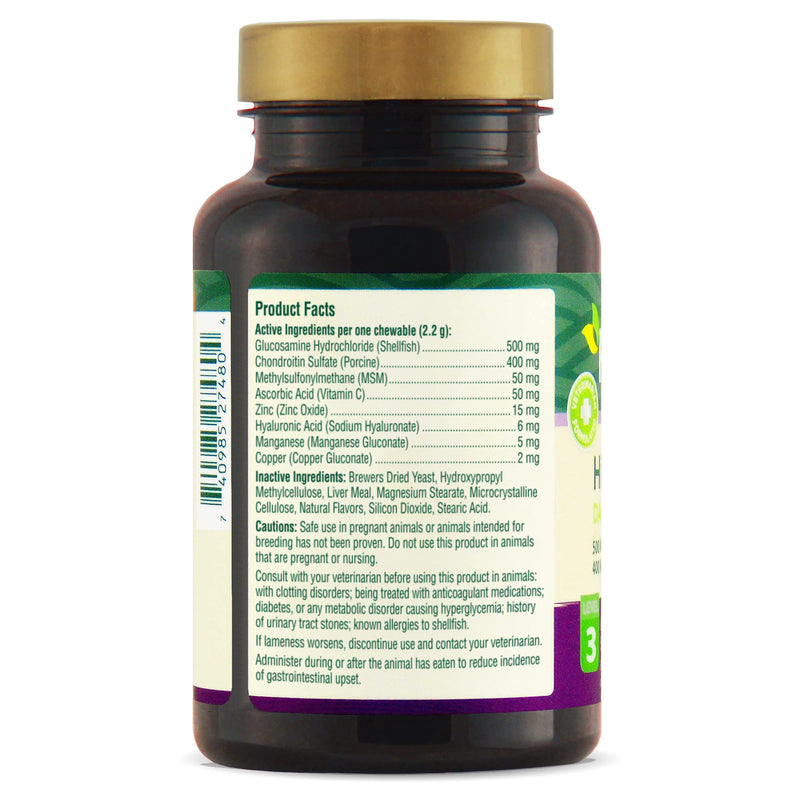 PetNC Natural Care Hip and Joint Health Advanced Chewables for Dogs, 45 Count - BeesActive Australia
