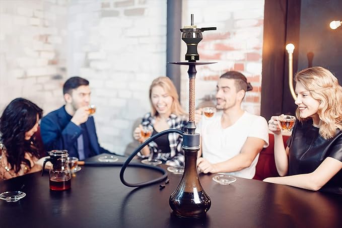 Shisha Mouthpiece Black Shisha Mouth Tip Made of Rare Honeycomb Resin Shisha Mouth Tip Sanitary Personal Use, Reusable Mouthpiece with Strap - BeesActive Australia