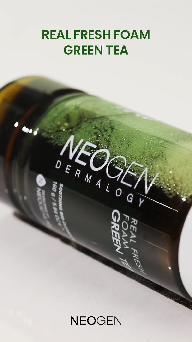 NEOGEN Dermalogy Real Fresh Foam Green Tea Facial Cleanser 5.64 oz (160g)
