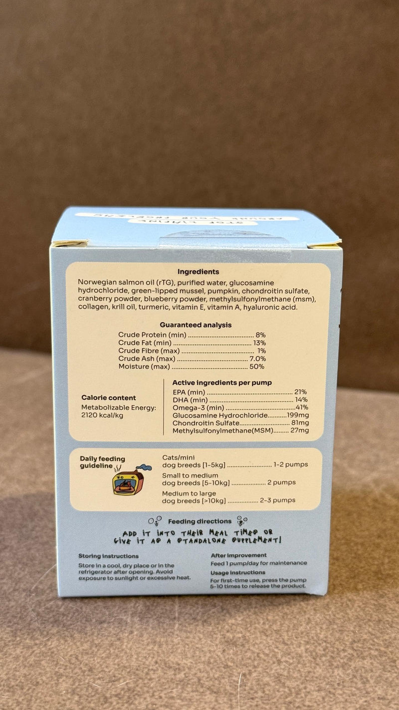 Notti Hip & Joint Supplement for Dogs & Cats – Glucosamine, Chondroitin, MSM, Green Lipped Mussel, Norwegian Salmon Oil (Omega-3 EPA DHA), Collagen & Hyaluronic Acid – Mobility, Cartilage & Joint