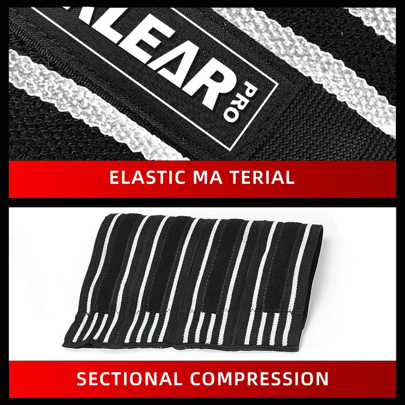 MANUEKLEAR Elbow Sleeves for Weightlifting, Adjustable Elbow Wraps for Weightlifting (XXL(14"-15")) XXL(14"-15")