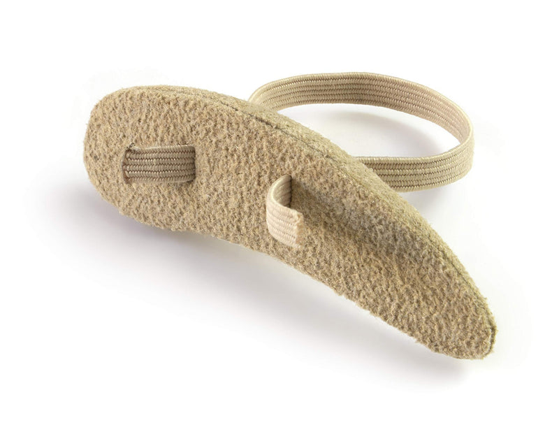 Steins Hammer Toe Crest Cushion and Buttress Pad Reduces Pressure from Calluses and Hammer Toes, Medium Left, Beige, 3 Count - BeesActive Australia