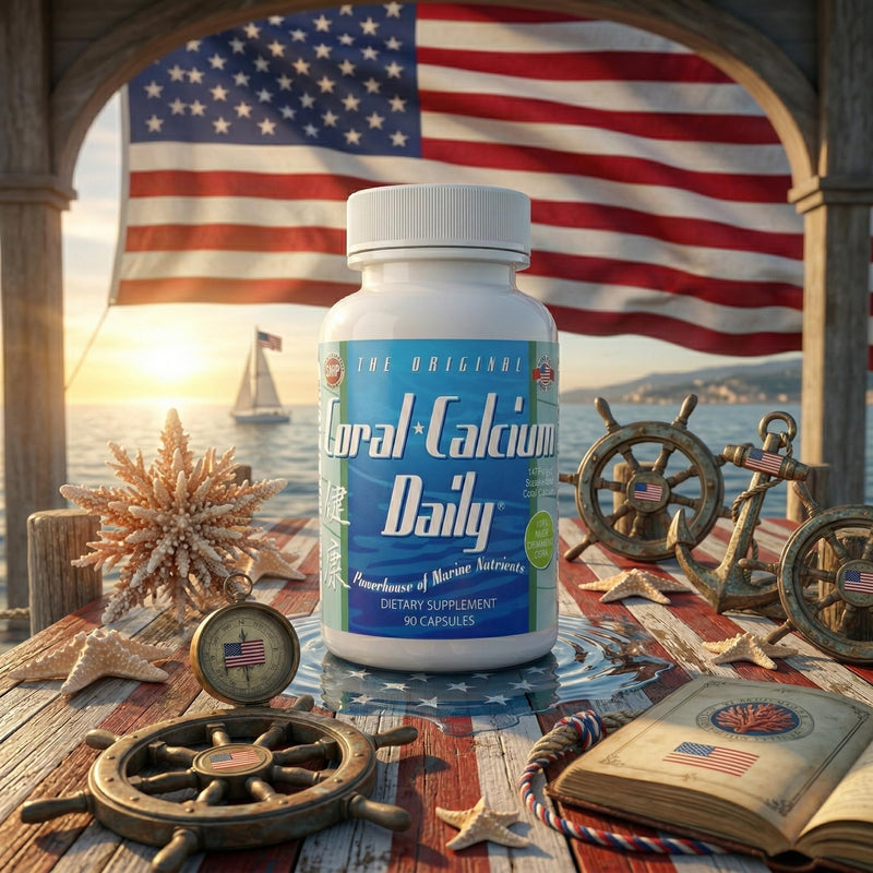 Daily Health - Pure Okinawa Coral Calcium - Marine-Grade Supplement with 72 Trace Minerals - 1475mg, 270 Vegetable Capsules (3 Month Supply) 3