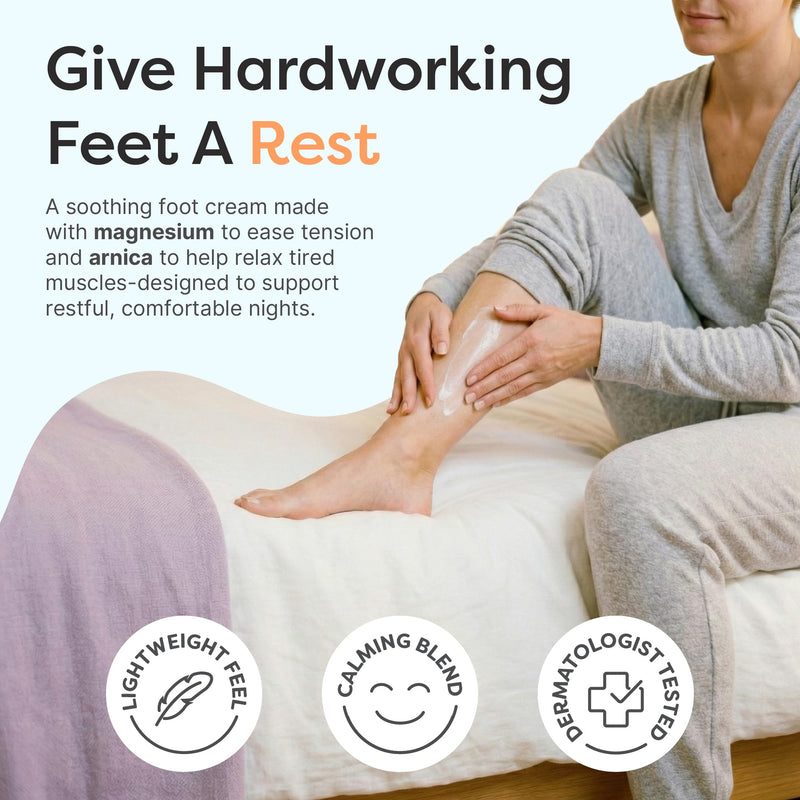ZenToes Magnesium Cream with Arnica | Relaxation Support & Moisturizing Foot Cream for Legs & Calves | Magnesium Lotion for Feet & Sleep Support | Relaxing Nighttime Foot Balm | 4.2oz 4.2 Ounce (Pack of 1)