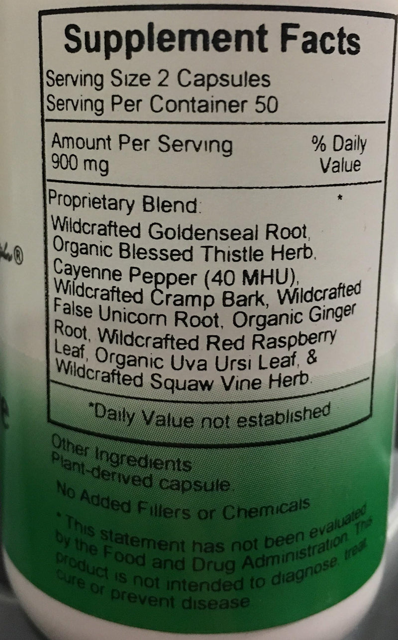 Christopher's Original Formulas Female Reproductive Formula – 100 Vegetarian Capsules – Herbal Blend for Women 100 Count (Pack of 1)