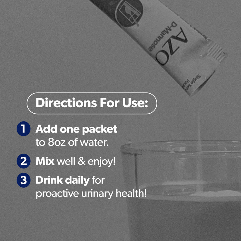 AZO D-Mannose Urinary Health Ready to Mix Packets, Raspberry Lemonade 10 Ct | 2,000 mg D-Mannose Per Serving, Vitamins C&D for Immune Support, Electrolytes for Hydration*, No Artificial Dyes, Soy-Free Refreshing